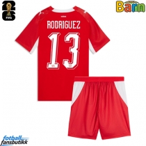 Sveits Ricardo Rodriguez #13 Hjemmedraktsett Barn VM 2026 Kortermet (+ Korte bukser)
